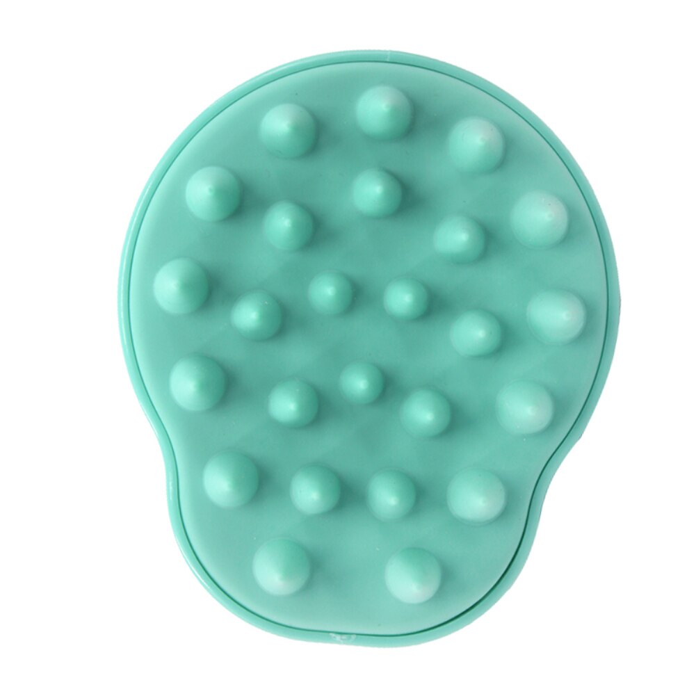 1PC Spa Slimming Massage Brush Silicone Head Body Shampoo Scalp Massage Brush Comb Hair Washing Comb Shower Bath Brush