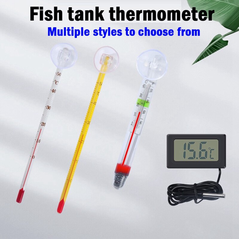 Aquarium Fish Tank Thermometer 0-43 Celsius Degree Precise Control of Water Temperature in Aquarium Fish Tank Accessories