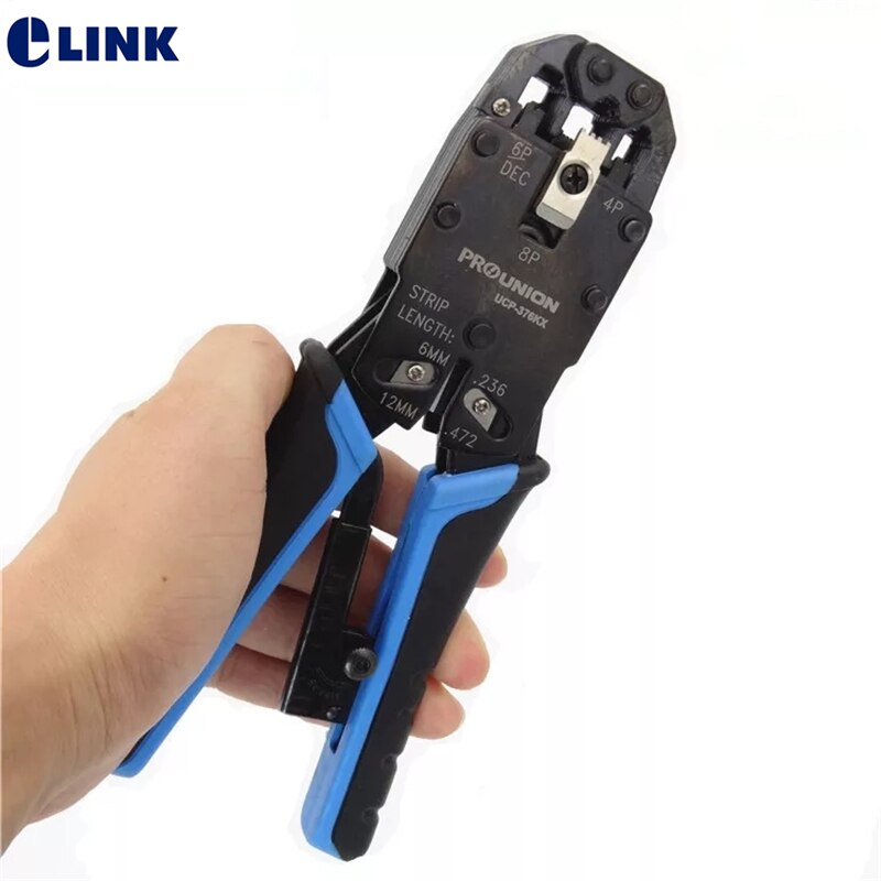 Ucp -376tx 3 in 1 pro & #39 ;skit multifunktions-crimpzange für netzwerkkabel, 4p/6p/8p crimp-handwerkzeuge, elink
