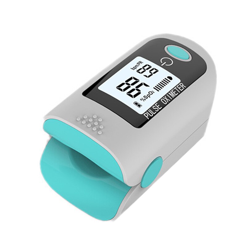 Spo 2 pr bærbart finger puls oximeter oled digital puls oxymeter oximetro de dedo blod iltmætning måler saturometro: 832- blå