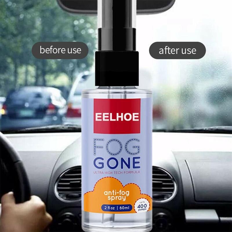 Car Anti-Fog Spray Prevents Fogging For Glass Windows Mirrors Glasses 60ml