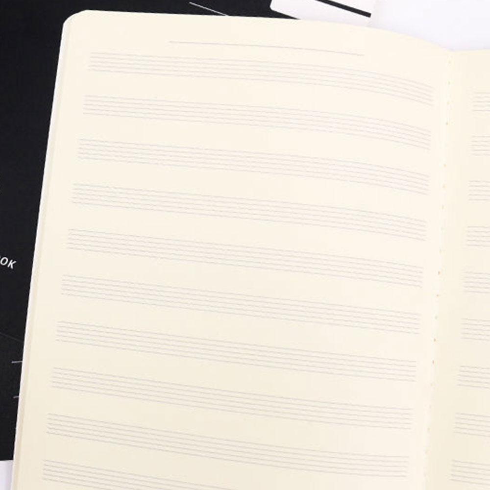 Staff Book Notebook Music Practice Notebook Piano Violin Book Universal Five-line Notebook Random Pattern