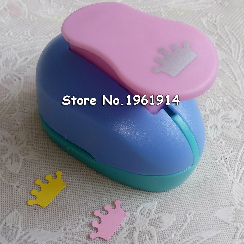2pcs(5.0cm,2.5cm) crown shape craft punch set Punch Craft Scrapbooking school Paper Puncher eva hole punch
