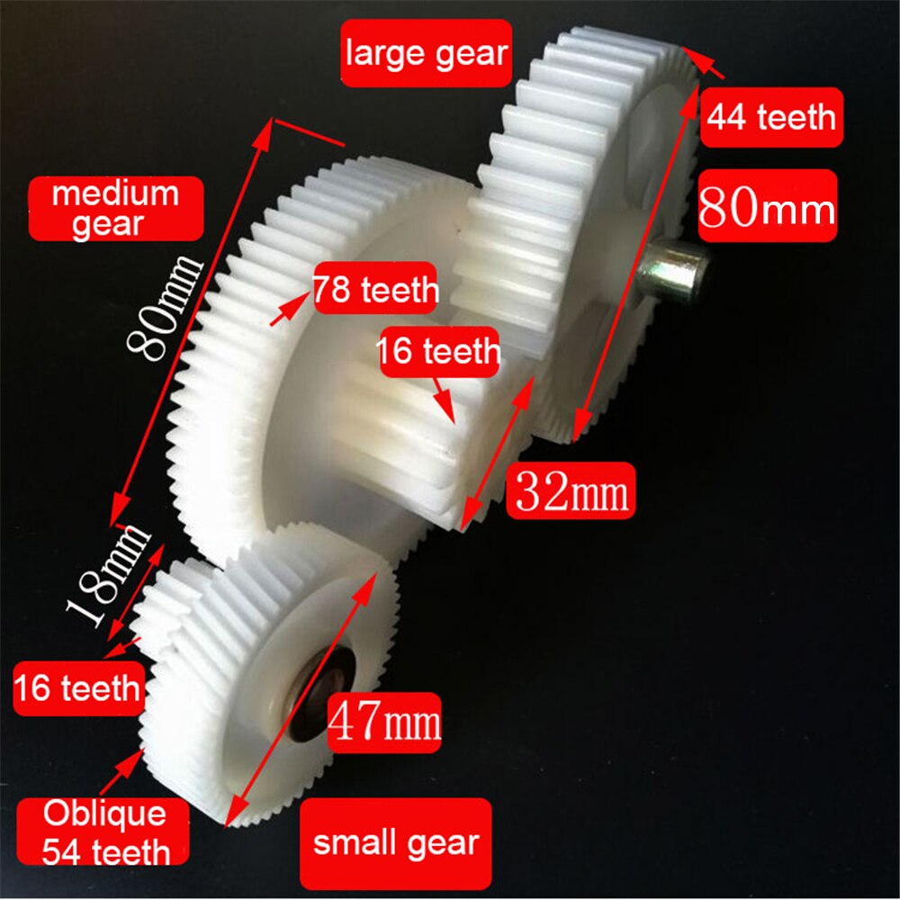 3pcs/set Meat Grinder Plastic Gears for VITEK Spare Parts for Meat Grinders Gear