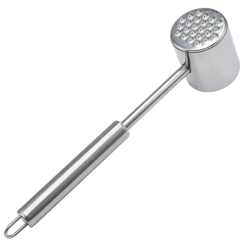 Meat Tenderizer,304 Stainless Steel Meat Mallet for Tenderizing Steak,Beef, Chicken, Iamb and Minced Meat -Dishwasher: Default Title