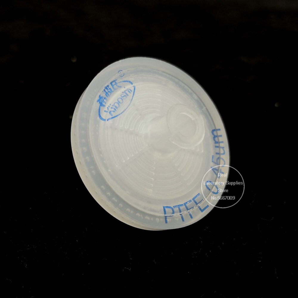 Filtro de aire desechable con membrana de 25mm de diámetro, separación de Vapor de agua y filtración, 10 piezas, 0,2/0.45um
