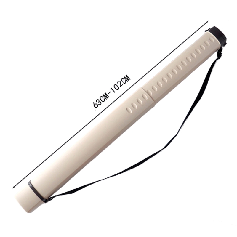 Square Drawing Tube Adjustable Portable Drawing Poster Tube For Artist Supplies