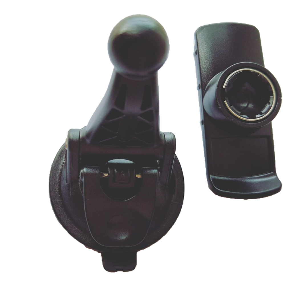 2 stk sugekoppfeste for frontrute til bilfrontrute for garmin gpsmap dakota oregon colorado (svart)