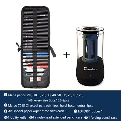 Sketch Drawing Pencil Set Pack Painting Pencil Bag Tool Sketch Pen School Art Writing Stationery Supply 7401