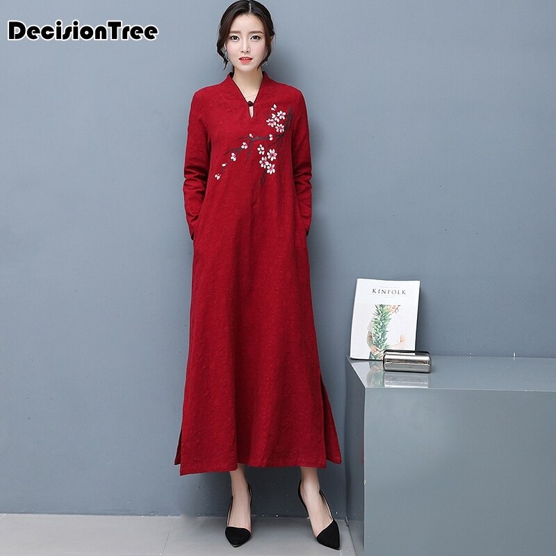 vestido chino moderno vestido tradicional chino qipao encaje sirena cheongsam vestido túnica China oriental cheongsam vestido