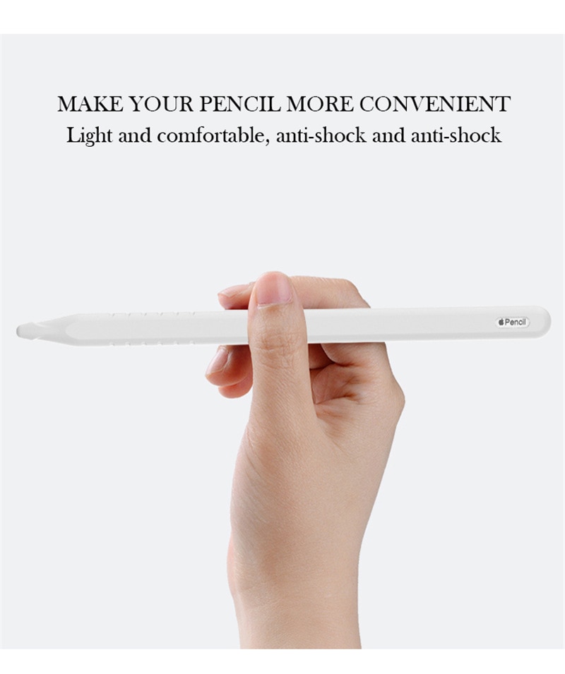 Portable Soft Silicone Stylus Pen For Apple Pencil 2 Case for iPad Pro Tablet Touch Pen Protective Sleeve Cover Colorful Pouch