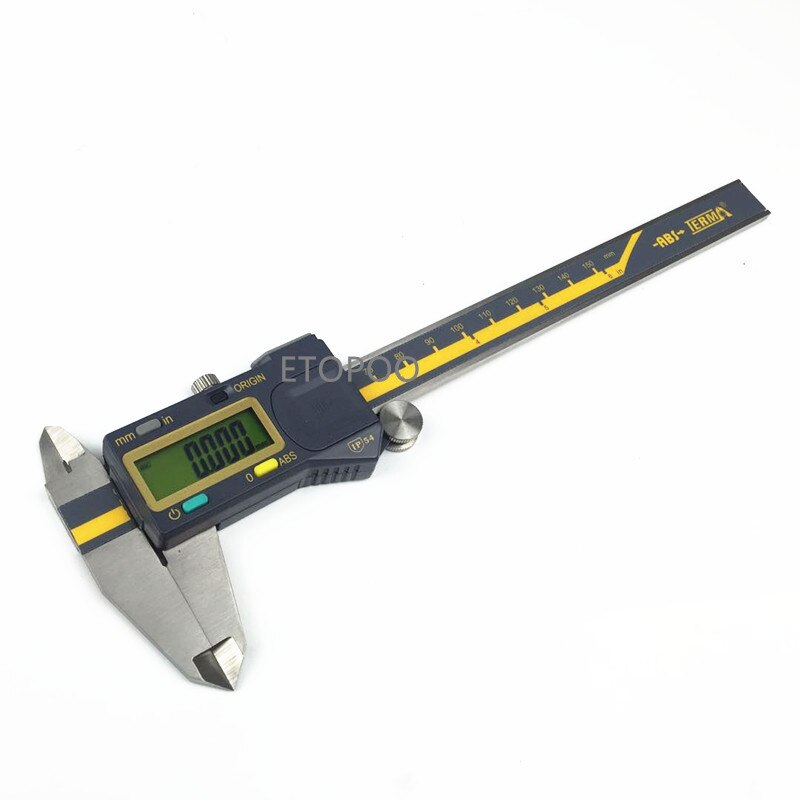 Precisión Terma 0.005mm IP54 a prueba de agua 150mm 300mm calibrador vernier digital micrón calibrador electrónico medidor de espesor micrómetro