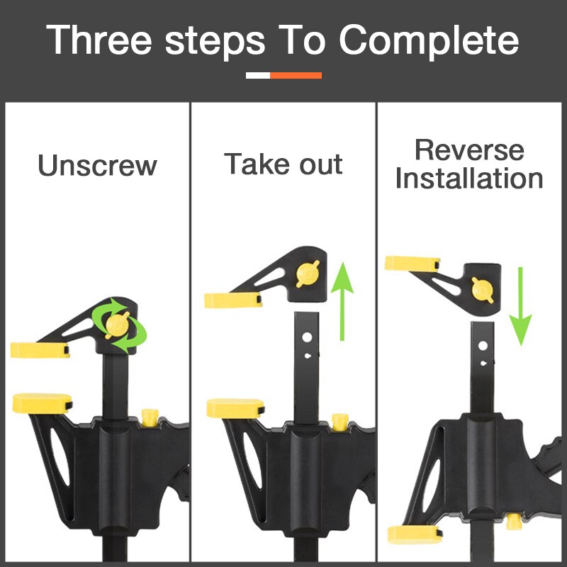 DTBD 20PC 4INCH F Clip Quick Ratchet Release Speed Squeeze Wood Working Work Bar F Clamp Clip Kit Spreader Gadget Tool Hand Tool