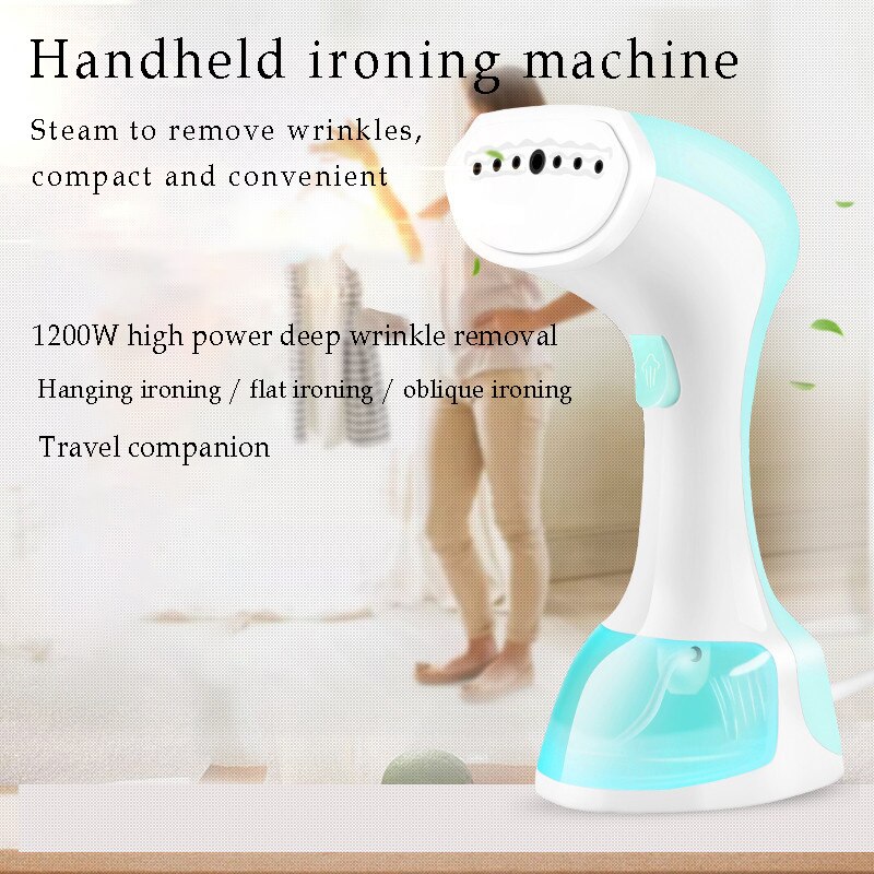 1200W Handheld Clothes Steamer Garment Steamers Fabric Steam Heat Iron for Ironing Clothes for Travel Home Household