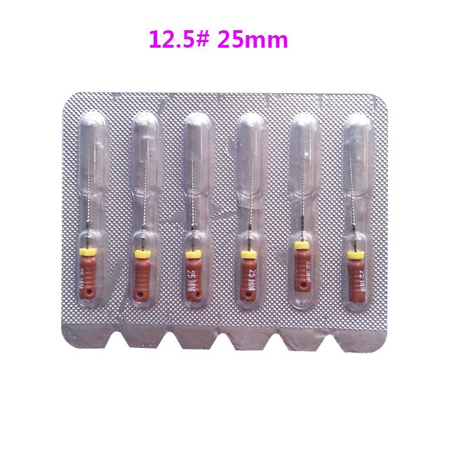 5pack Dental c-pilot pliki 25mm 6-10 # stal nierdzewna C + pliki 21mm pliki endodontyczne C 6 sztuka/paczka pliki endodontyczne: 5pack Size12.5 25mm