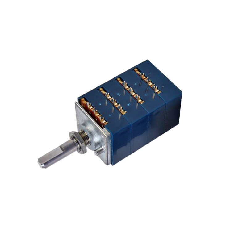 1PCS Japan Alps RK27 Quad Unit 4 Channels Volume Potentiometer 4-gang Balance Control LOG Type A10K/20K/50K/100K Slotted Shaft25