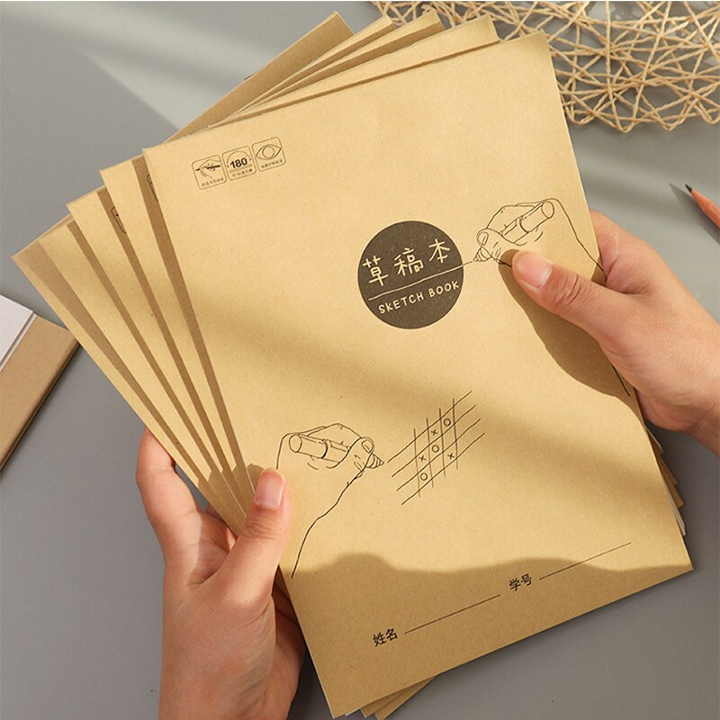 40 Pages Blank Page Notebook Sketchbook Notebook for Sketching Drawing Note Painting school supplies