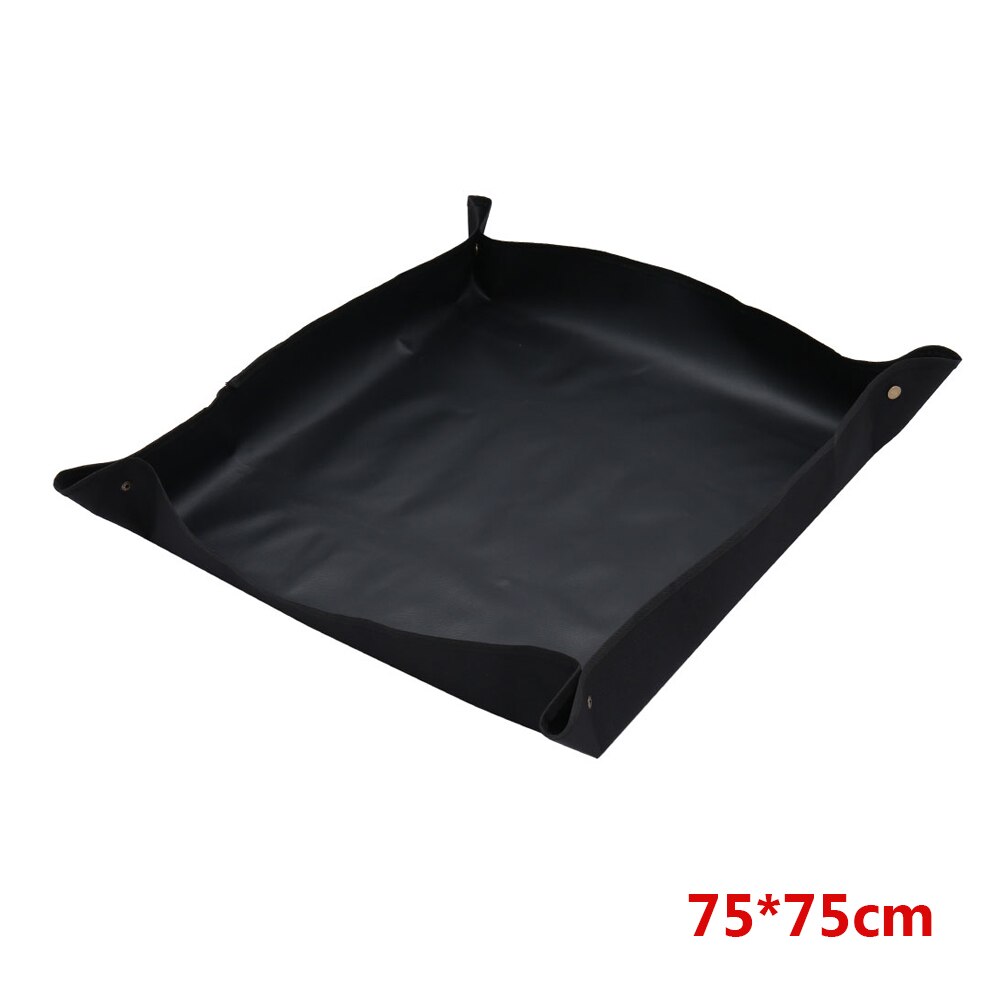 Waterproof Plant Repotting Soil Change Gardening Mat Planting Mat Succulent Transplanting Pad Waterproof Flower Mat Garden Mat: Black 75x75cm