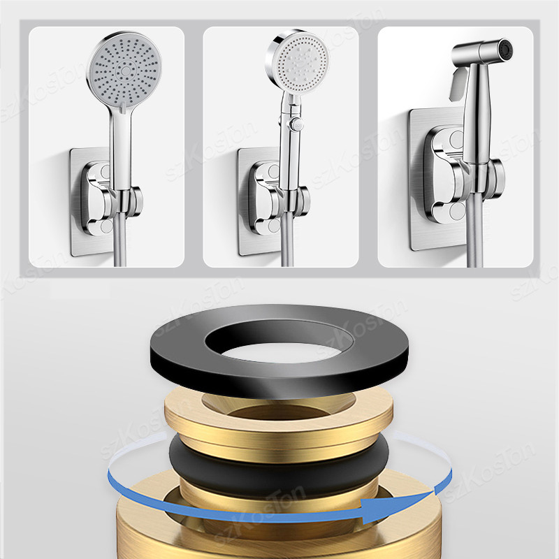 1/1.5/2m PVC Hoge Druk Zilver Gladde Doucheslang Voor Badkamer Handheld Hoofd Flexibele Sanitair anti Kronkelende GI/2 Universele