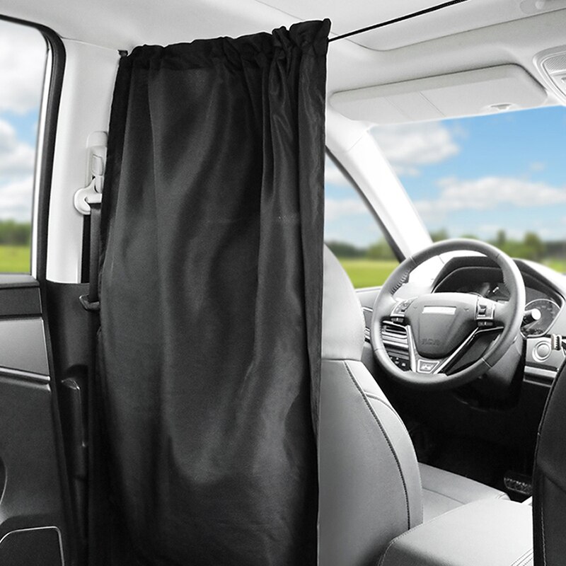 Car Isolation Curtain Sealed Taxi Cab Partition Protection And Commercial vehicle air-conditioning sunshade and privacy curtain