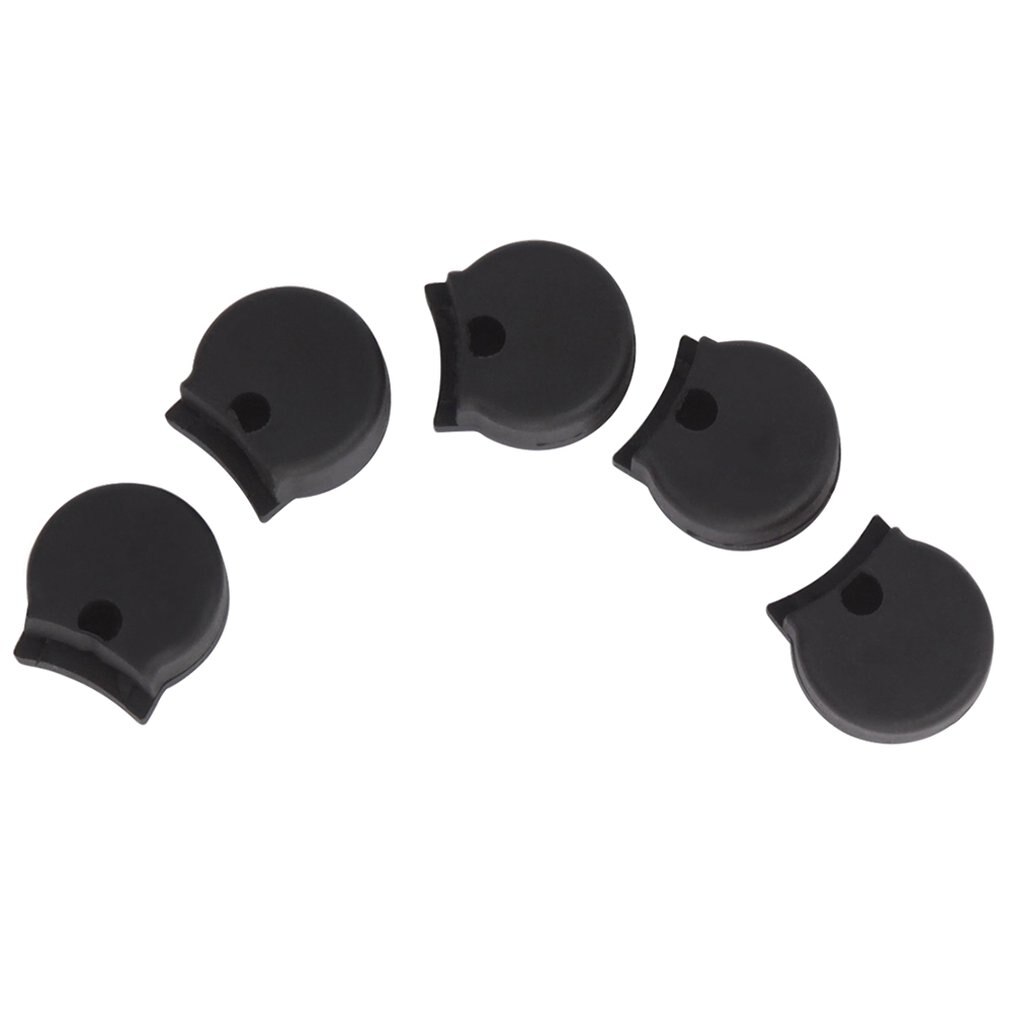 5 uds. Soporte para el dedo del clarinete accesorios para instrumentos musicales piezas de reparación del soporte del dedo del tubo del clarinete negro