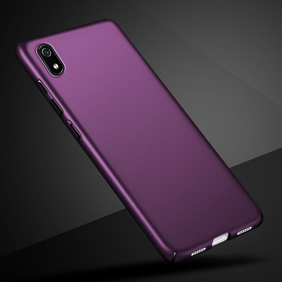 Voor Xiaomi Redmi 7A Case Shockproof Hard PC Bumper Redmi 7A Telefoon Case Voor Xiaomi Redmi 7A Back Cover Voor xiaomi Redmi 7A Fundas: Purple