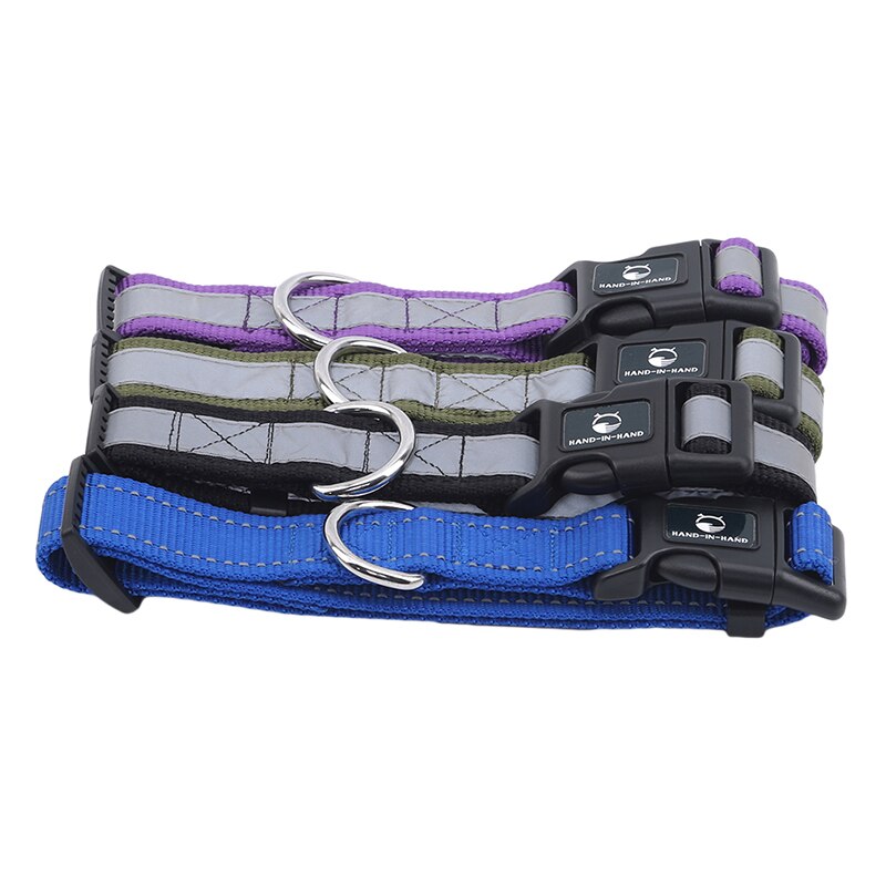 Nylon hondenhalsband voor 's nachts, knipperend, lichtgevende hondenriem voor honden, lichtgevende fluorescerende halsbanden voor huisdieren, huisdierbenodigdheden