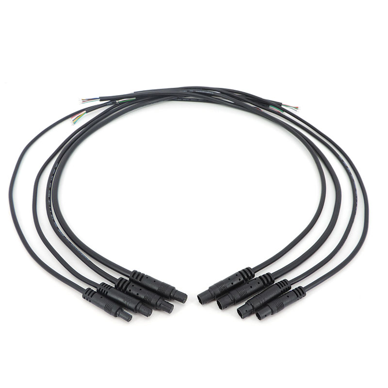 DIY 4/5/6 pin core Jack Car DVR Camera Extension Cable HD Monitor Vehicle Rear View/Back Up Camera Wire Male Female Plug Cord