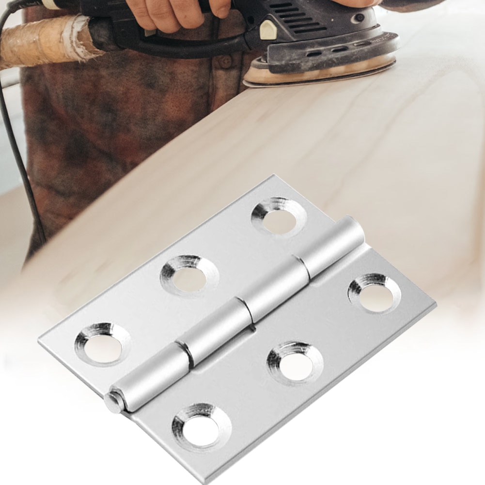 20 Stck Hardware- Edelstahl Scharniere Tür Stecker Schublade 6 Montage Löcher Langlebige Möbel Bücherregal Fenster Schrank Hause