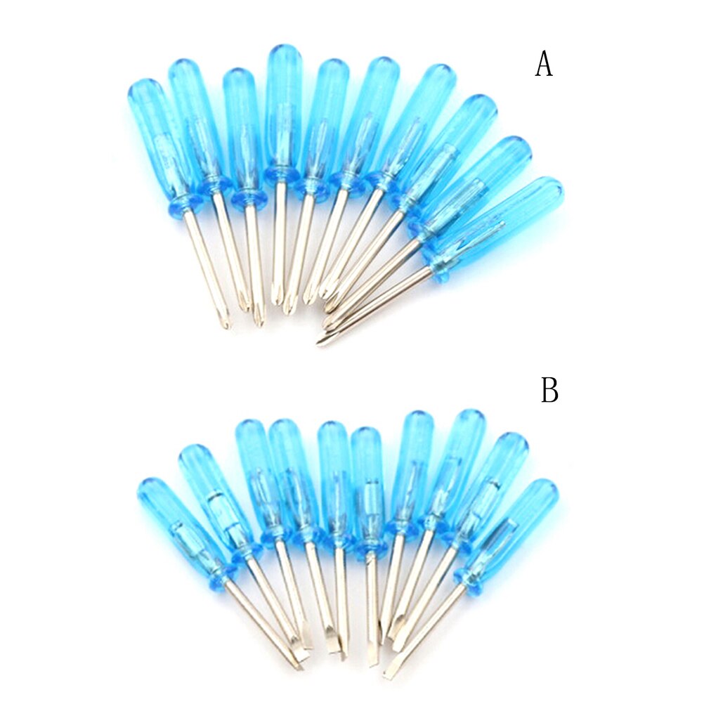 10 stuks kleine schroevendraaiers 2.0mm demontagegereedschap voor mobiele telefoon schroevendraaier sleufschroevendraaier reparatiegereedschap