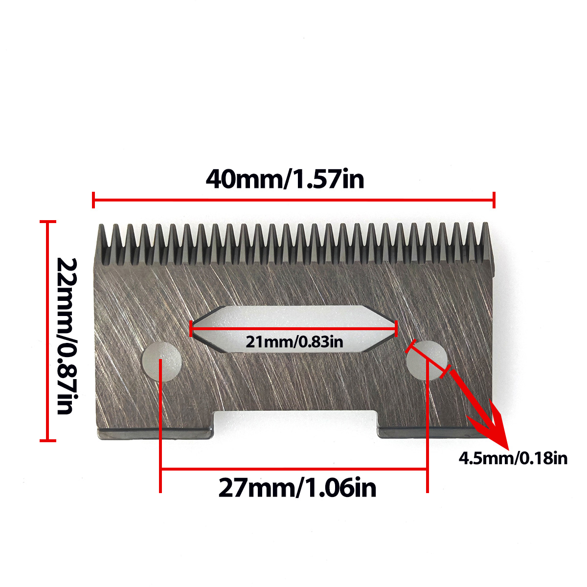 VGR V-003 DLC-cortadora de pelo con cuchilla, repuesto Original, cabezal cortador, accesorios profesionales de peluquero
