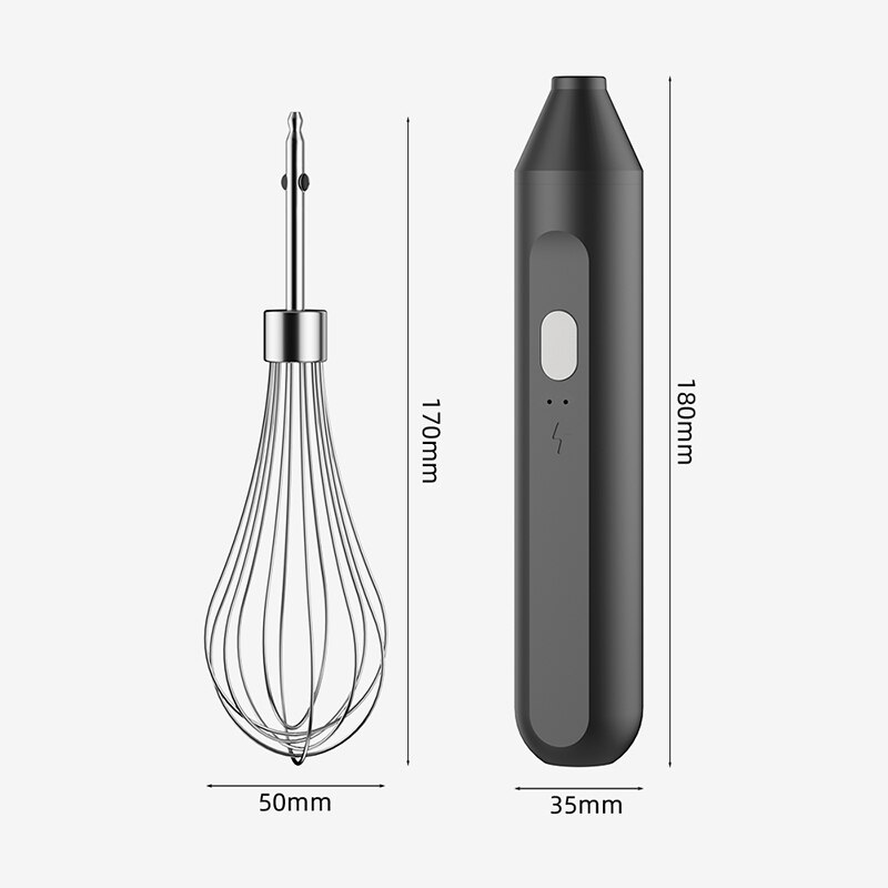 Elétrica Handheld Leite Frother, Batedor de ovos, Café Leite Bebida, Misturador de ovos, Foamer, Foamer, Household Kitchen Cooking Tool, 1 Pc