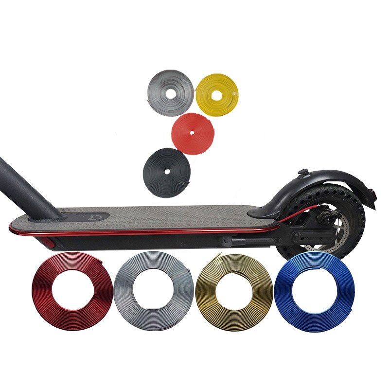 8m Electric Scooter Bumper Protective Scooter Body Strips Anti-Collision Protection For Xiaomi M365 Mijia Pro Electric Scooter