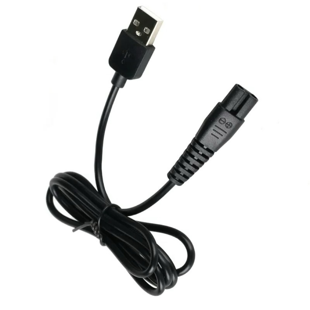 USB Charging Cable for Xiaomi Mijia Electric Shaver MJTXD01SKS Plug Charging Power Cord Charger Electric Adapter: Light Grey