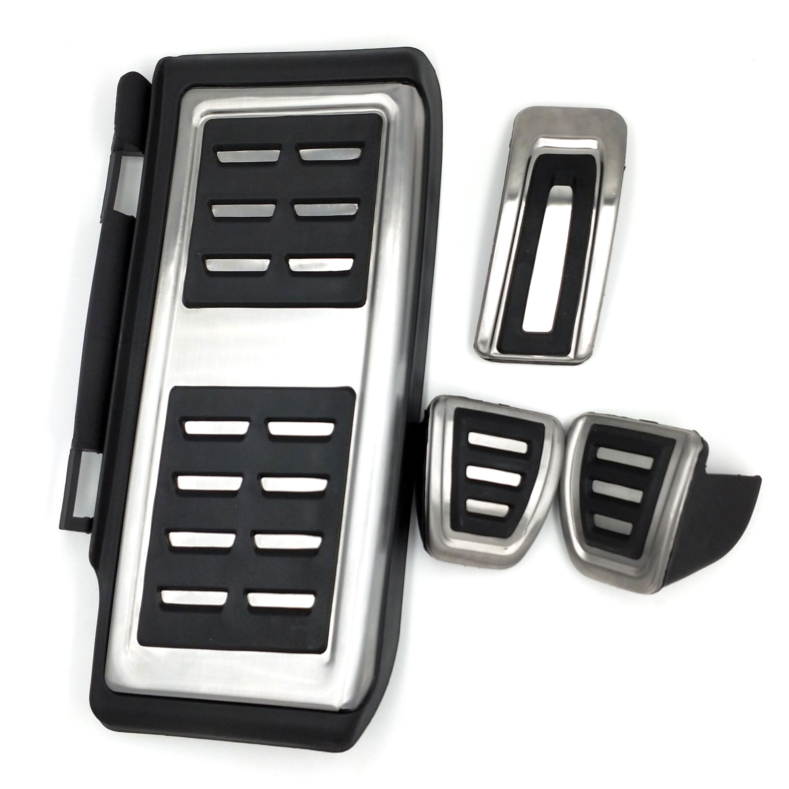 Pedalabdeckung Edelstahl Für Skoda Octavia Rapid - Schalthebel Mit Gummiauflage