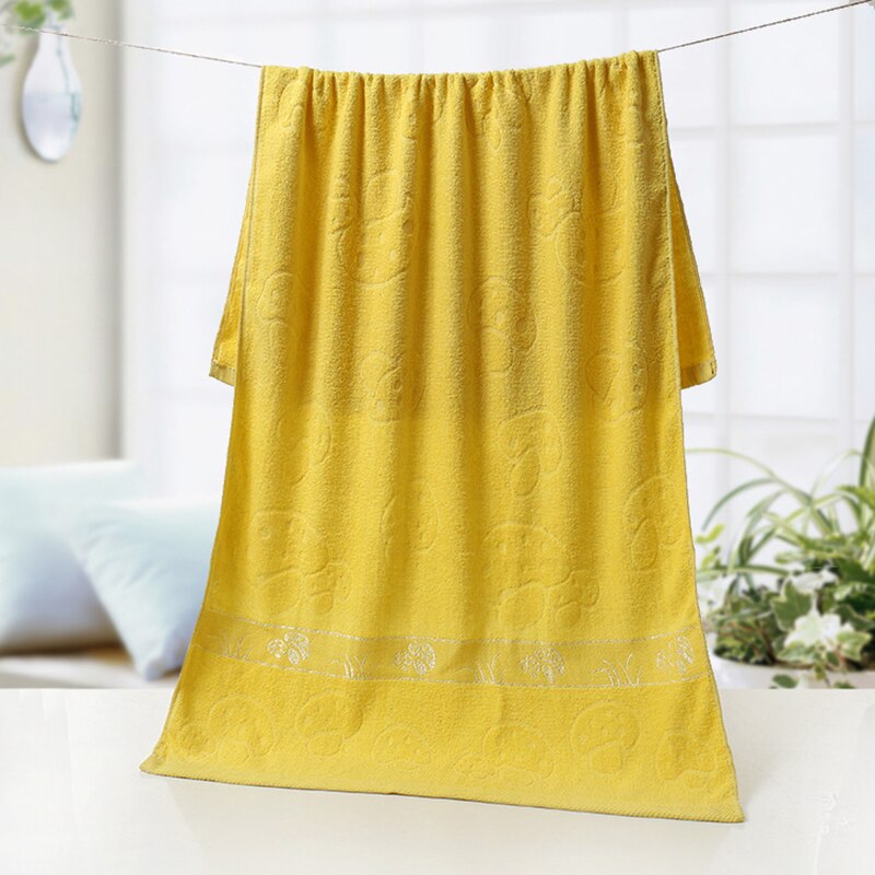 Toalla suave absorbente para mascotas, Toalla de baño de algodón puro para perros y gatos, toallas absorbentes de secado rápido, toalla gruesa grande: yellow