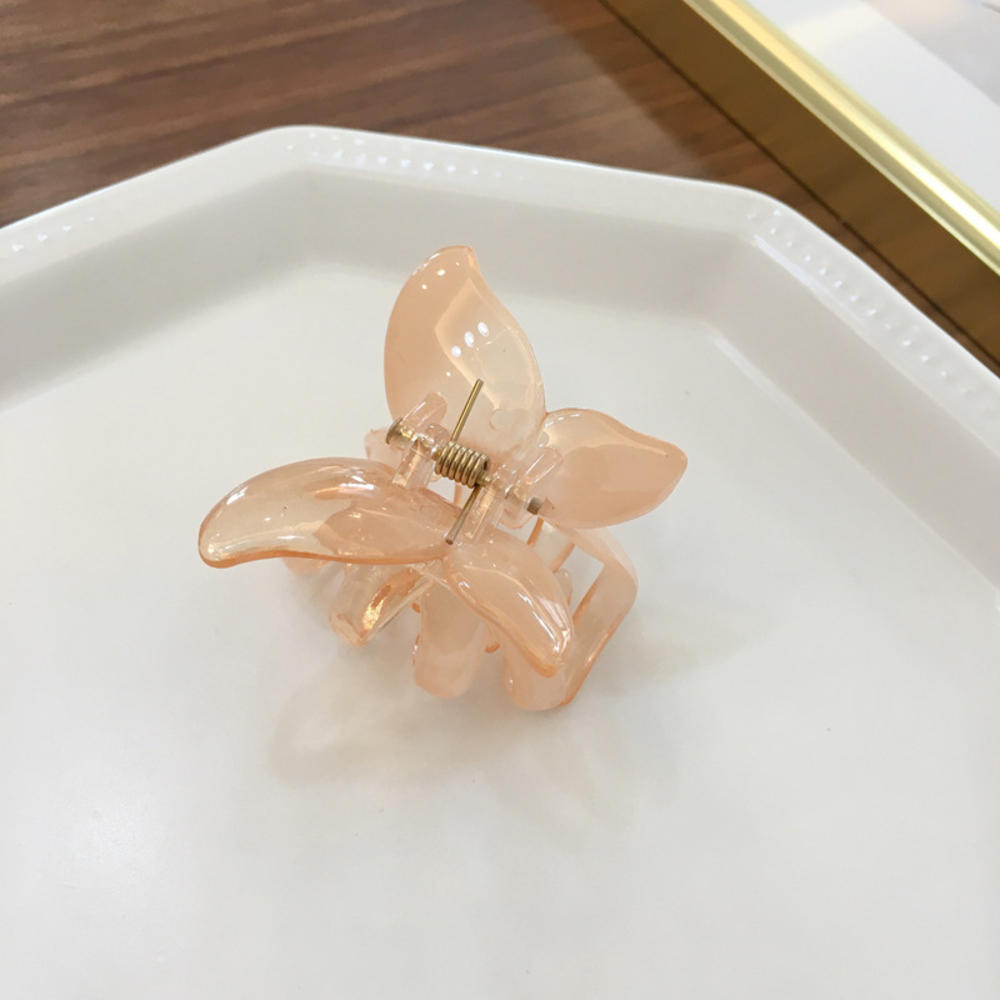 Acetaat Hars Haar Klauw Vlinder Haarspeld Clip Vrouwen Meisjes Zoete Fee Gradiënt Tie-Dye Haar Klauw Styling Gereedschap Barrette: 2