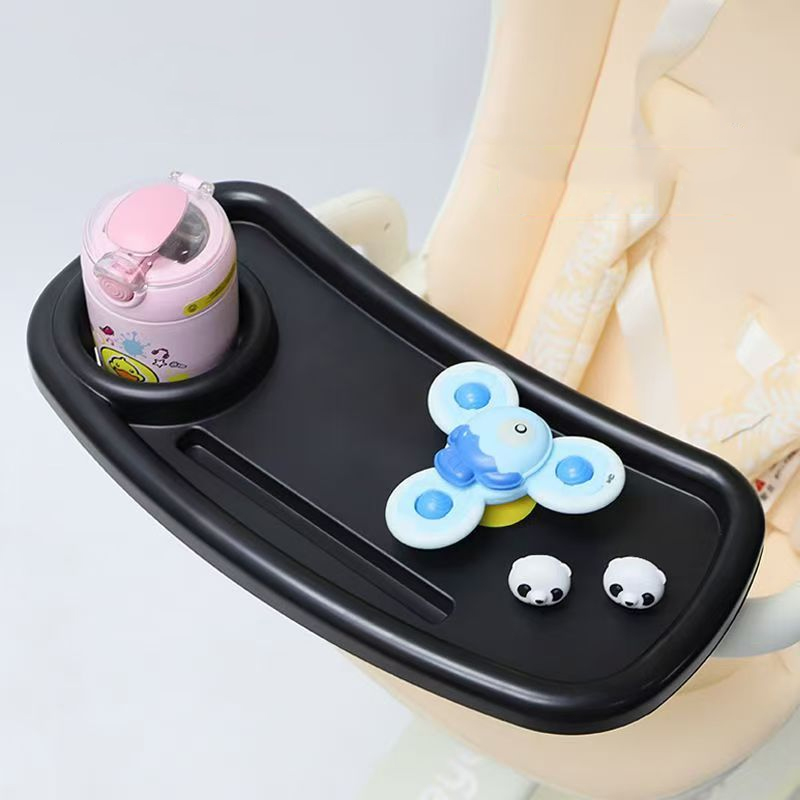 Suporte de copo para carrinho 3 em 1, bandeja universal para mesa de jantar, coletor de lanche e suporte para bebidas para crianças pequenas
