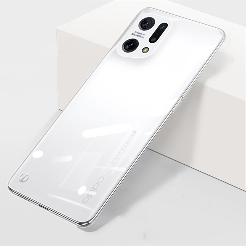 Limpar caso duro frameless para oppo encontrar x5 pro caso de plástico transparente para oppo encontrar x5 x3 pro