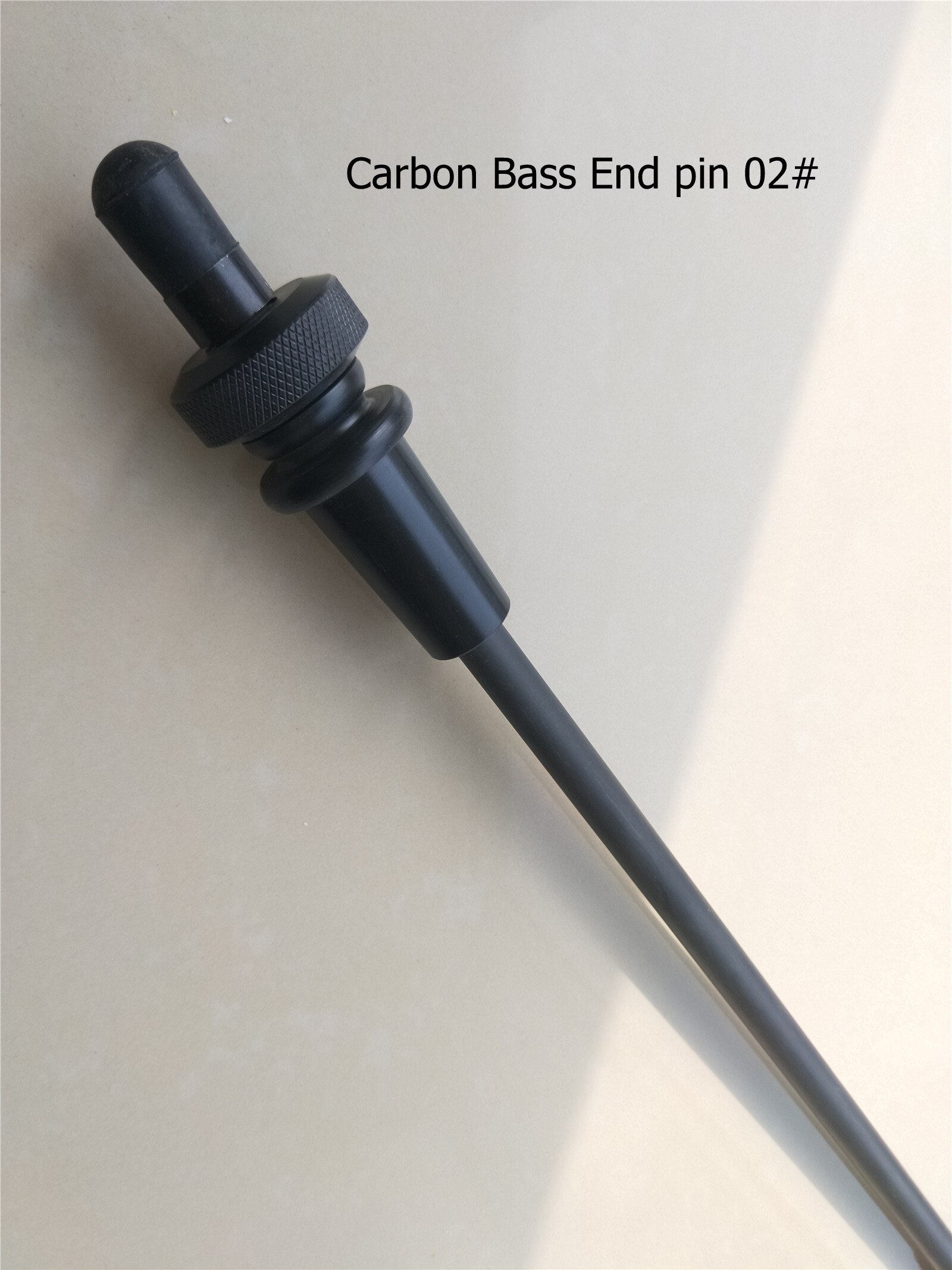 1 PC Double bass end pin ebony end pin or carbon fiber bass end pin 3/4 to 4/4: Carbon 02