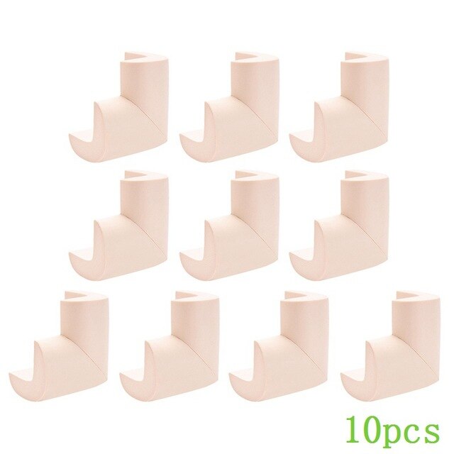 10pcs/lot Baby Safety Silicone Protector Table Corner Edge Protection Thicken Safety anti-collision angle Protect kids from bump: 10pcs 10