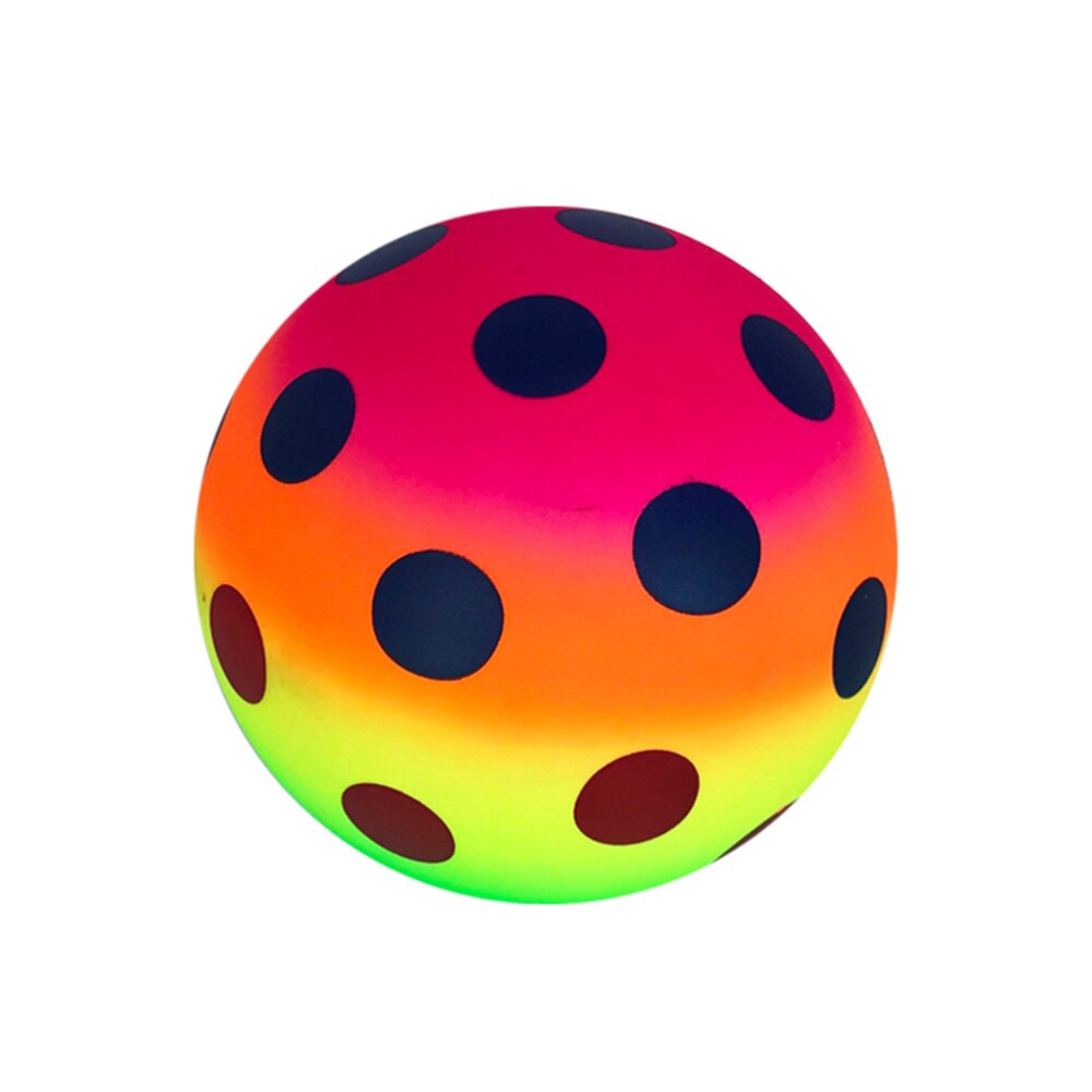 3 Pcs Rainbow Balls PVC Eco-friendly Children Flaping Balls Kickballs for Outdoor Playground
