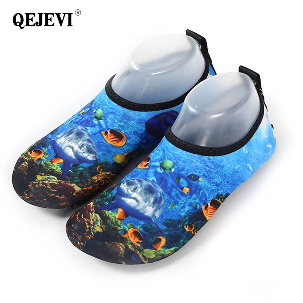 Qejevi aqua sko sommer svømning vand sko til mænd kvinder strand sko yoga slip-on sneakers åndbar barfodet fodtøj: 46