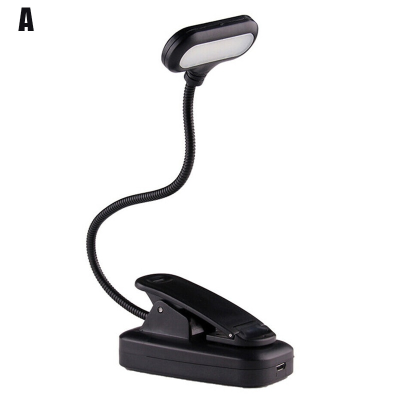 Led Adjustable Clip On Lamp Light USB Charging Eye Protection Desk Lamp Reading Light CLH@8