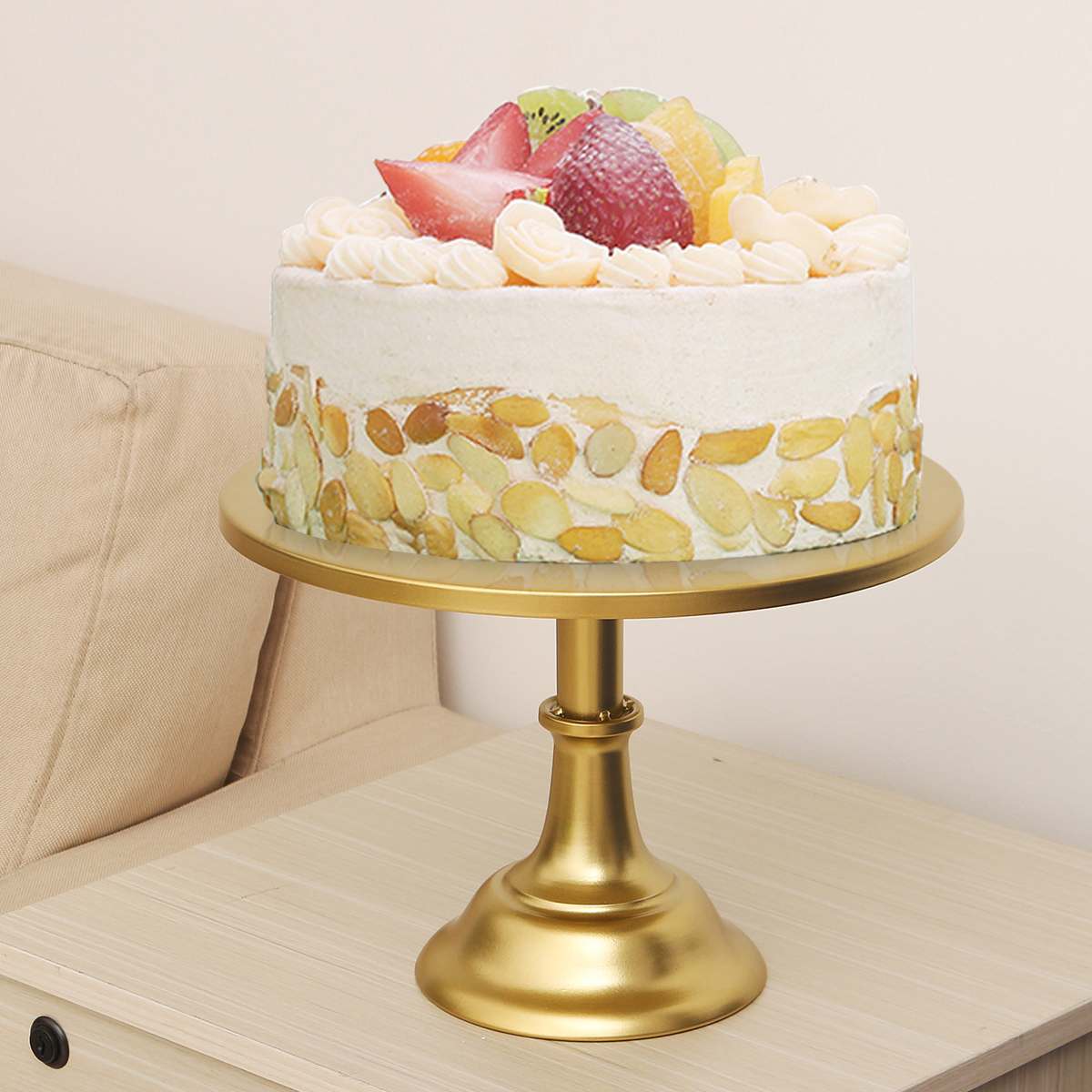 12 Inch Ronde Cake Stand Smeedijzeren Prachtige Taart Rack Base Dessert Stand Ronde Cake Display Bruiloft Verjaardag Cupcake Houder