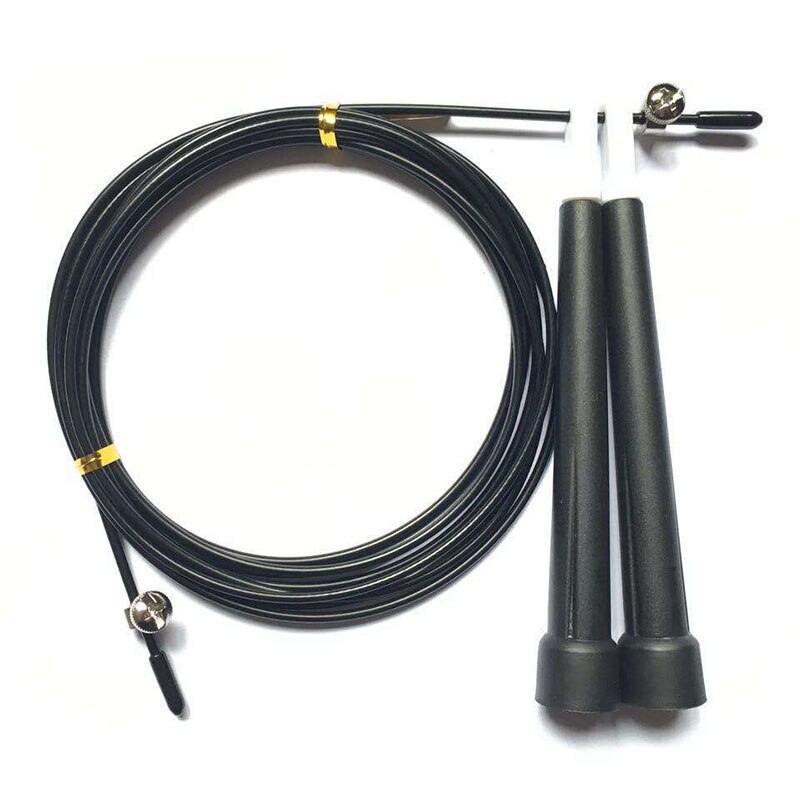 3M di Salto Corde per Saltare Cavo di Acciaio Inox Regolabile Velocità Veloce PVC Maniglia Crossfit Formazione Guantoni Da Boxe sport Esercizi