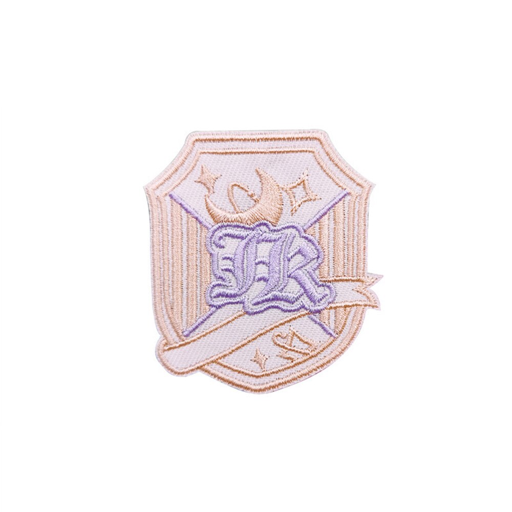 Parches de bordado de letras para ropa, insignias de la universidad, apliques de hierro para ropa, pegatinas de pantalones vaqueros, insignias, parche JK, 1 Uds.: type 8