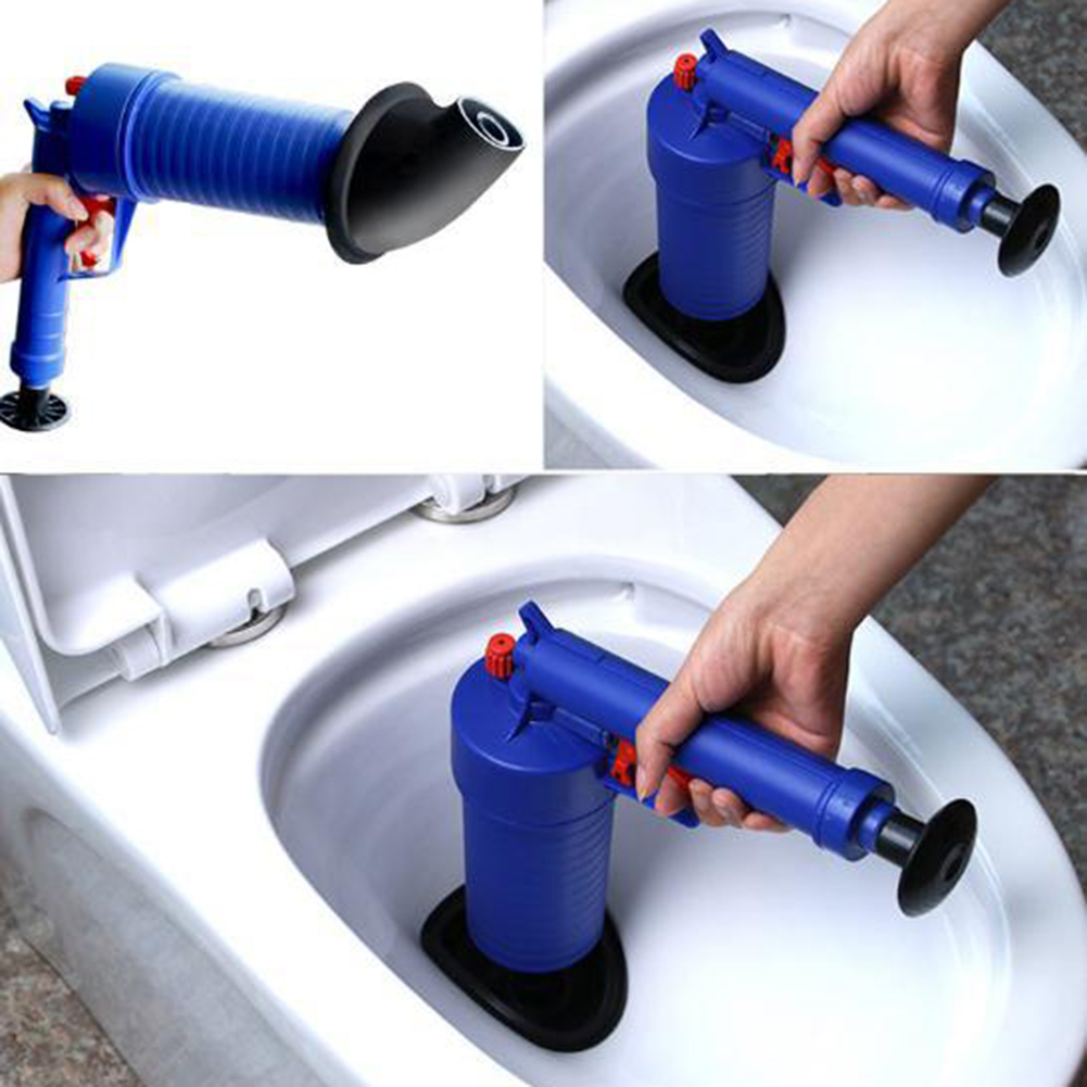 3Pcs Toilet Pneumatic Dredge Air Pressure Blockage Remover Sewer Sinks Drain Cleaner Different size suckers can used in toilet,