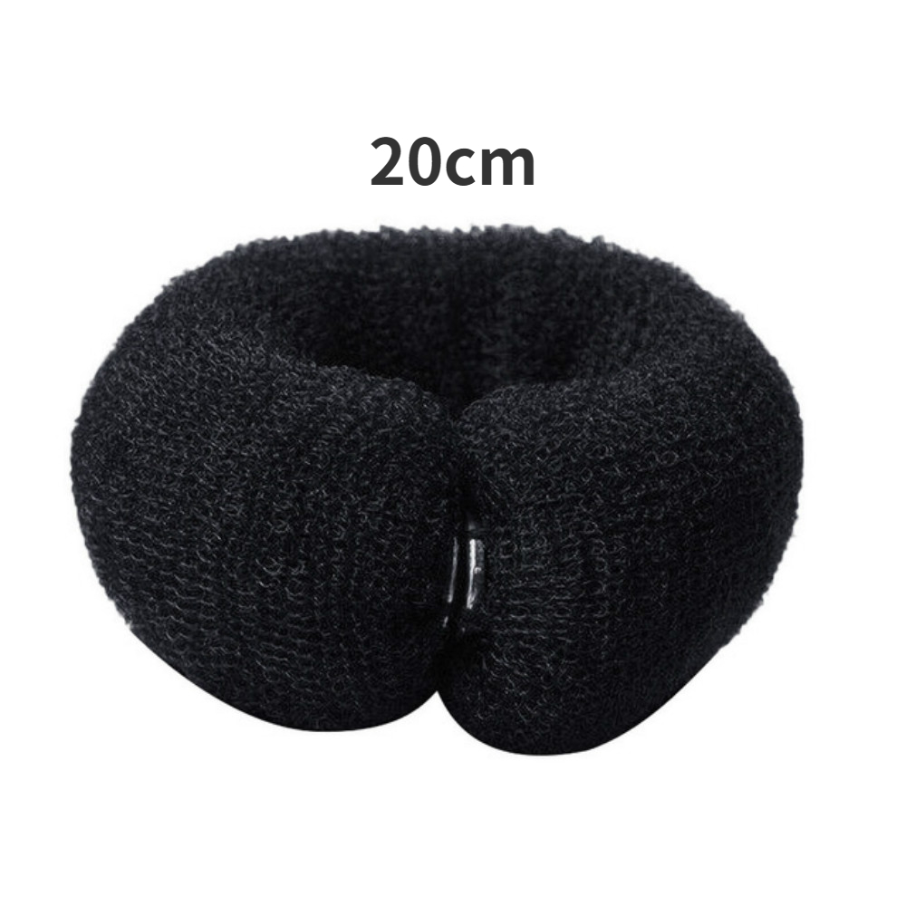 Hair Bun Maker Donut Magic Foam Sponge Easy Big Ring Hair Styling Tools Hairstyle Hair Accessories For Girls Women: light yellow