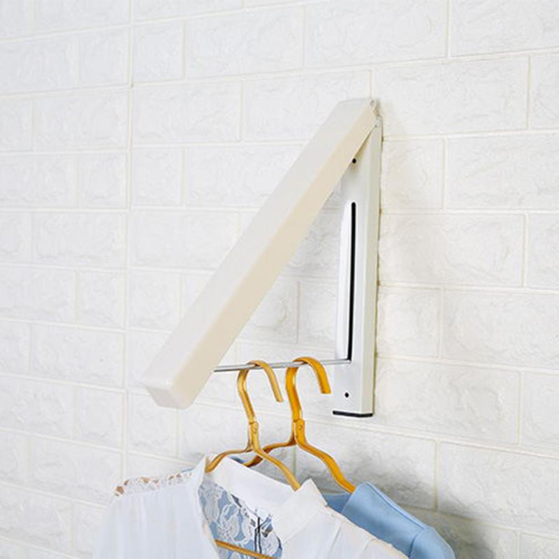 Telescopic Concealed Clothes Rack Drying Rack Folding Adjustable Drying Rack Clothes Outdoor Pole Airer Balcony